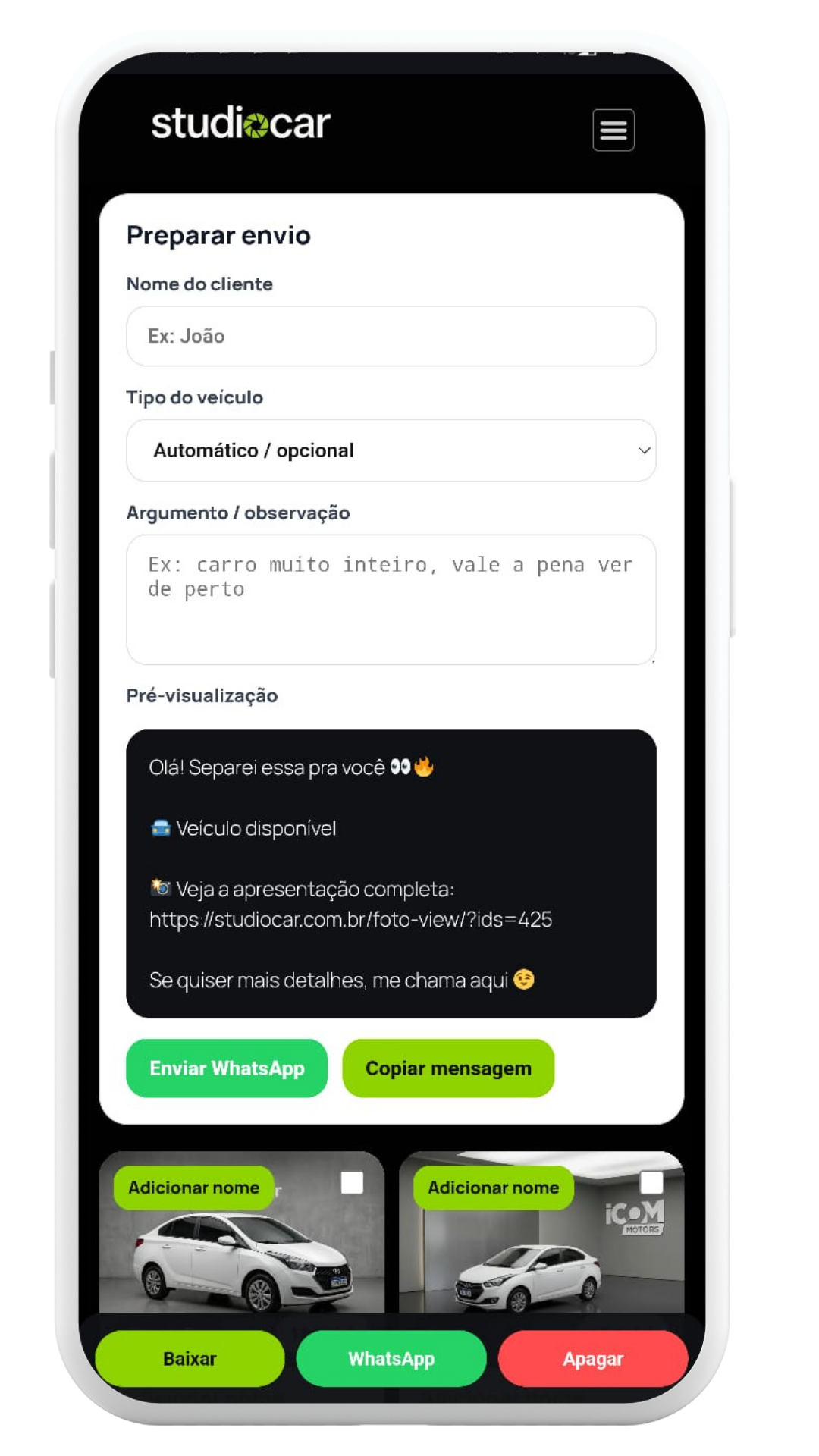 Apresentação profissional