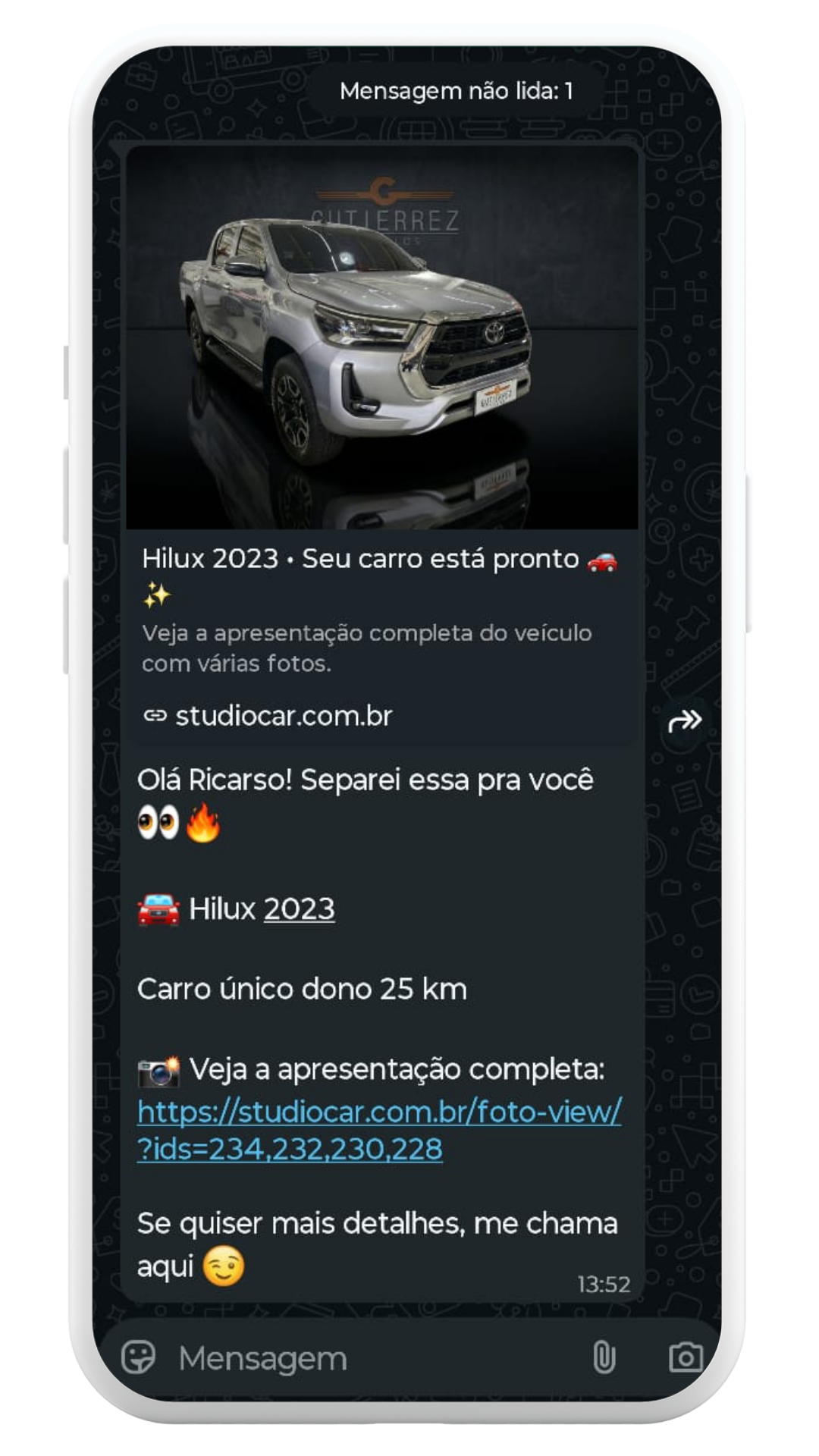 Mensagem estratégica