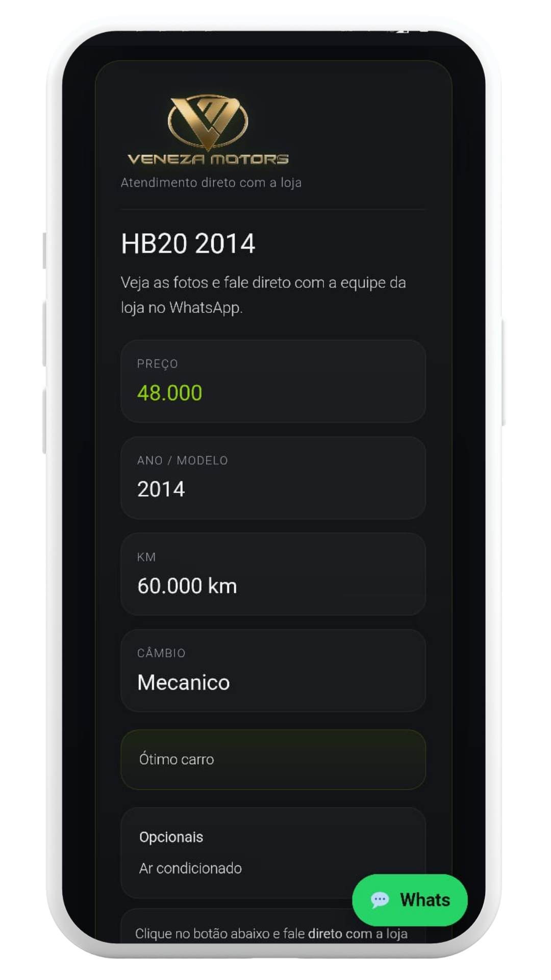 Apresentação premium